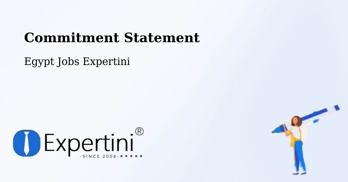 Corporate Commitment – Mallawī - Egypt Jobs Expertini